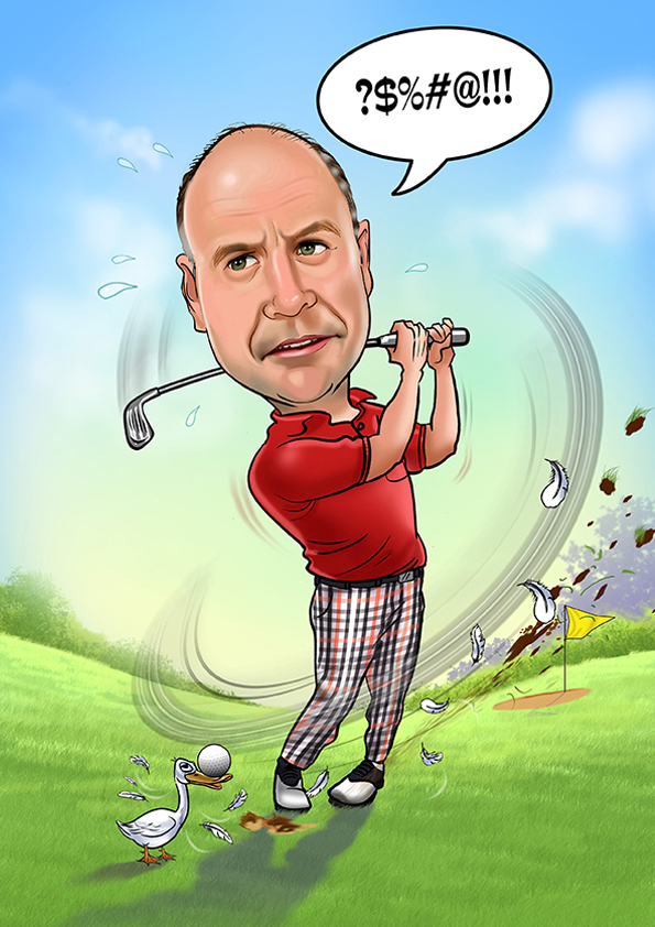 Caricature gift from photos