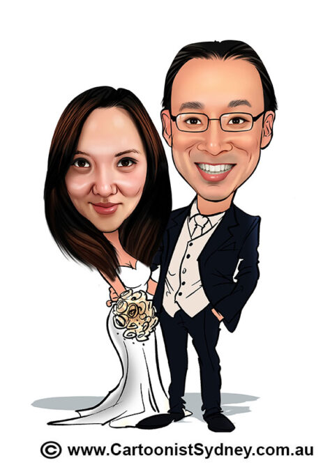 Caricature gift from photos