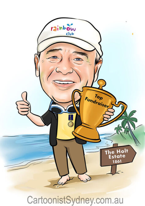 Caricature gift from photos