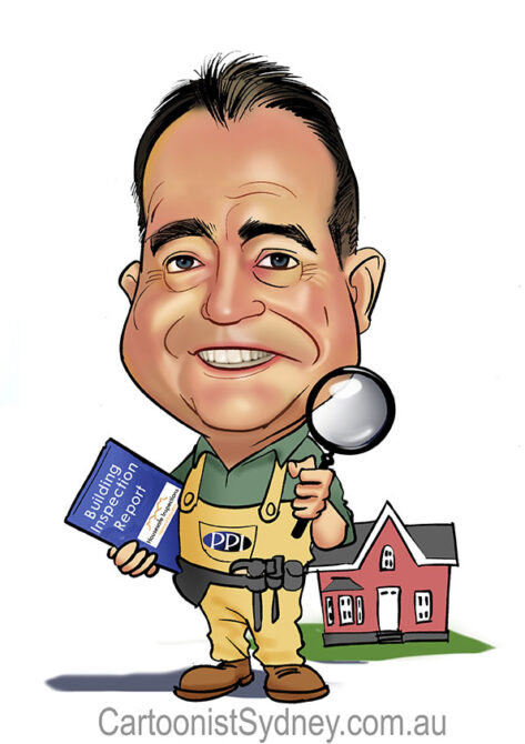 Caricature gift from photos