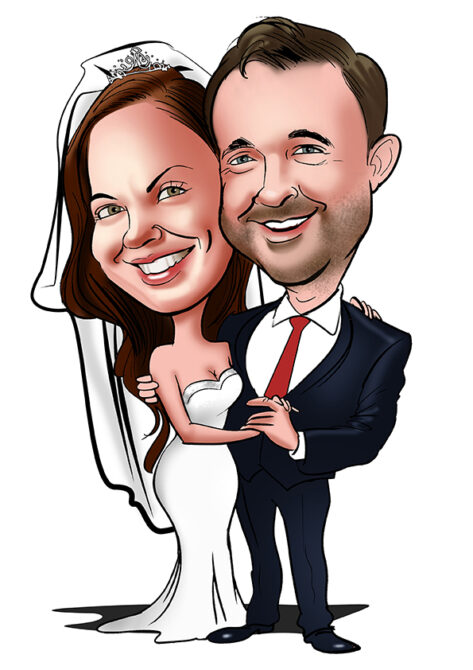 Wedding caricature