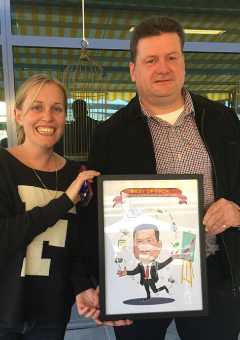 Caricature gift from photos