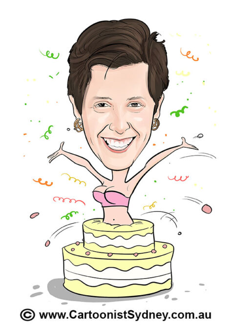 Caricature gift from photos