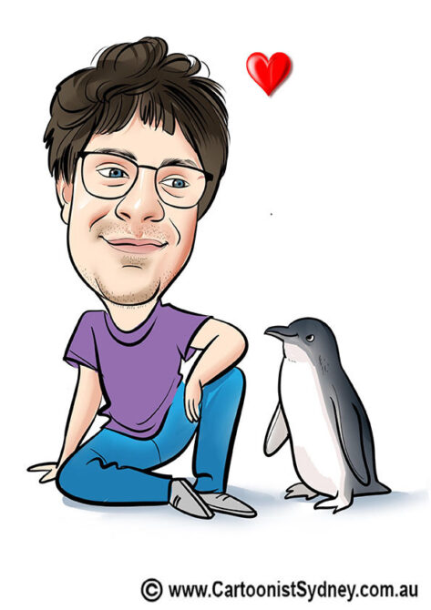 Caricature gift from photos