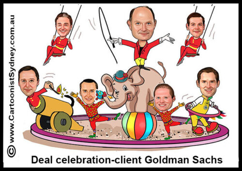 Caricature gift from photos