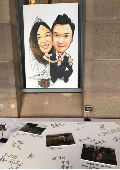 Wedding Caricature