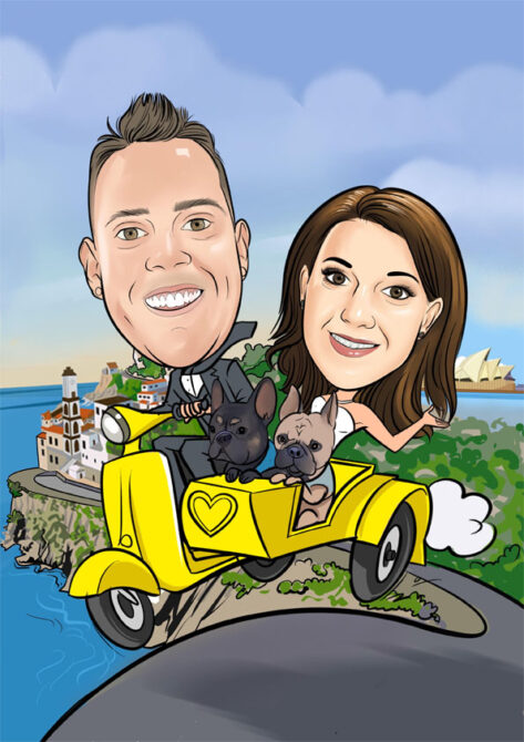 Wedding Caricature
