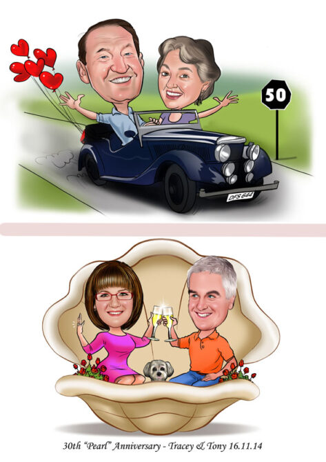 Wedding Caricatures
